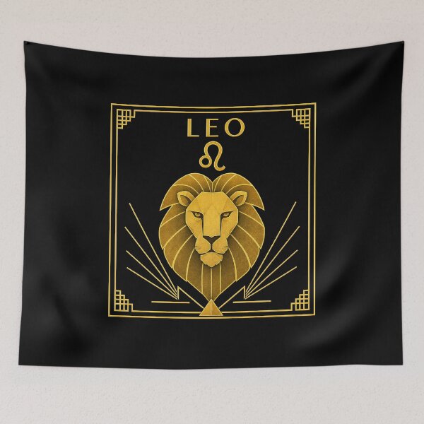 Item preview, art deco style LEO zodiac sign t-shirt designed and sold by CMYKStudio.