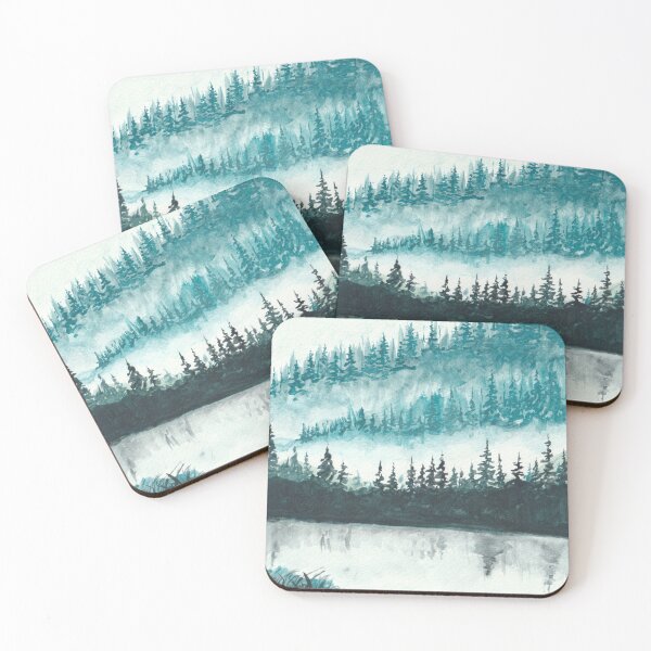 Item preview, foggy rain forest designed and sold by TigerArtStudio.