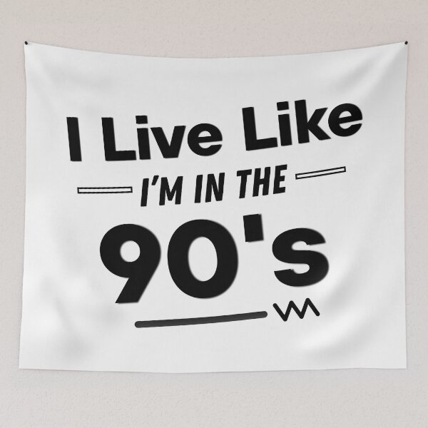 Item preview, I Live Like I'm In The 90s Nostalgic Gen X designed and sold by HYPNK.