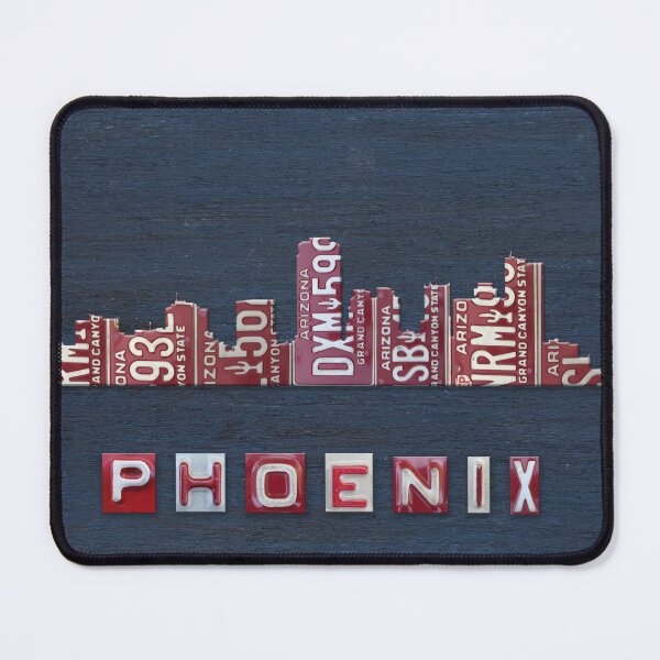 Item preview, Phoenix License Plate Skyline 02 designed and sold by Elisabeth Lucas.