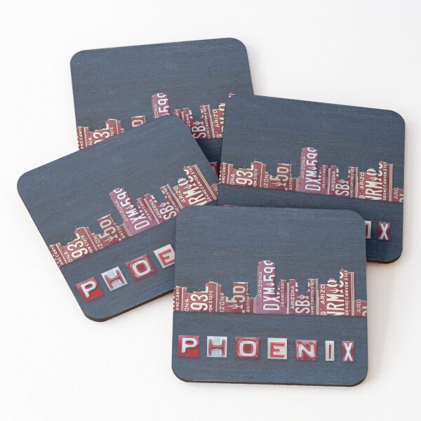 Item preview, Phoenix License Plate Skyline 02 designed and sold by Elisabeth Lucas.