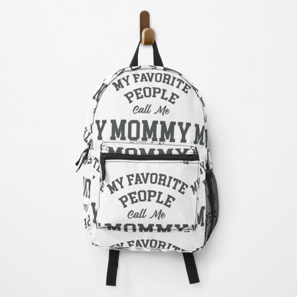 Item preview, My Favorite People Call Me Mommy Varsity Style Typography T-Shirt Design designed and sold by DesignArtist.ia.