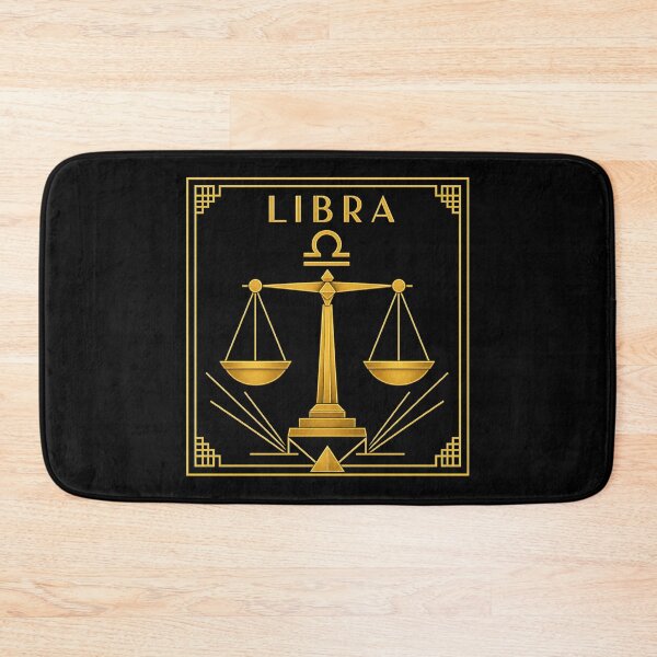 Item preview, art deco style LIBRA zodiac sign t-shirt designed and sold by CMYKStudio.