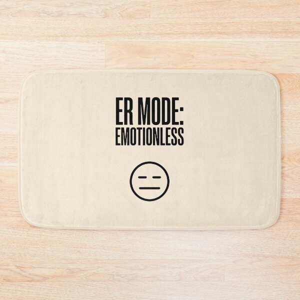 Item preview, ER Mode Emotionless Professional Nursing Graphic Gift Design designed and sold by Dantin.
