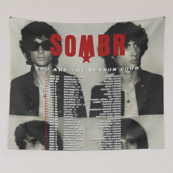 Item preview, you are the reason sombr tour 2026 pengulangan designed and sold by tracrowle.