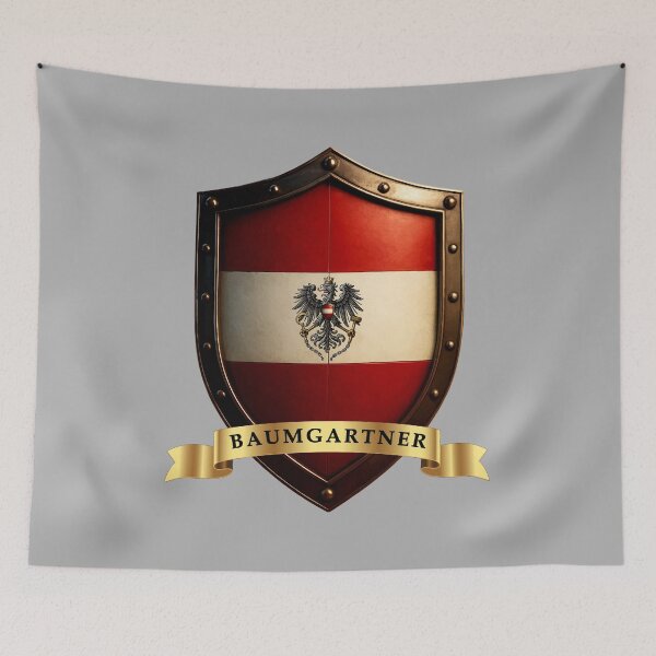 Item preview, Baumgartner Austrian Heritage Crest Shield designed and sold by Highlandkings.