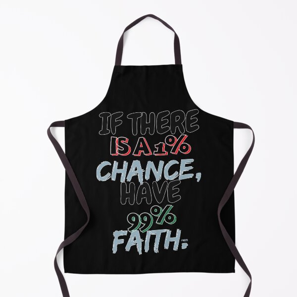 Item preview, 1% Chance, 99% Faith - Motivational Urban Typography designed and sold by re2m.