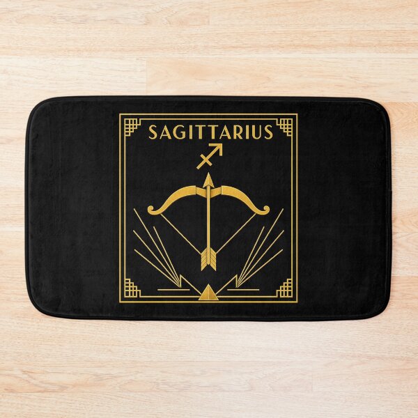 Item preview, Art deco style SAGITTARIUS zodiac sign t-shirt designed and sold by CMYKStudio.
