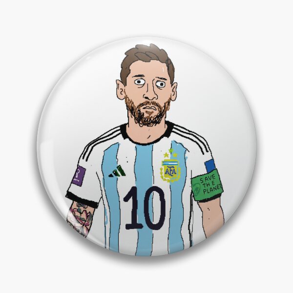 Item preview, Badly Drawn Messi designed and sold by iconikit.