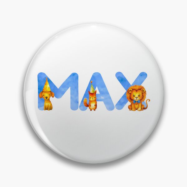 Item preview, DREAMLIT NAMES COLLECTION – ✨ MAX ✨ – Cute Storybook Dream Animals designed and sold by WheelieGdArt.