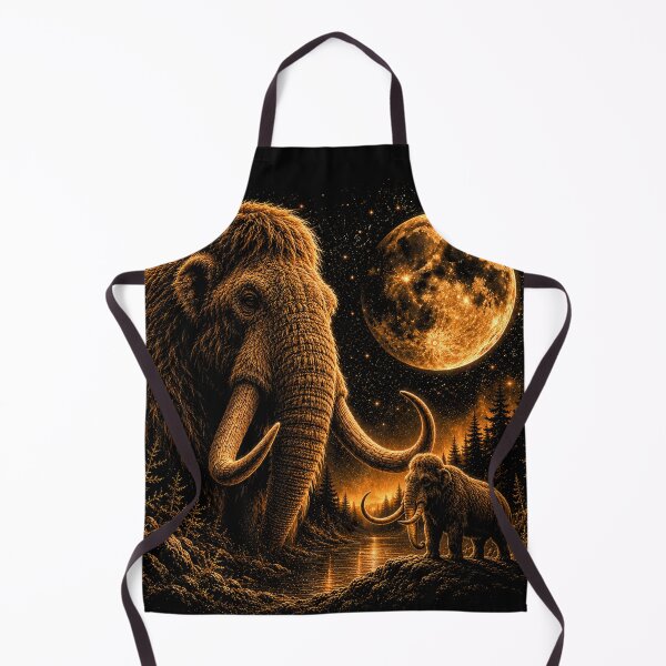 Item preview, Woolly Mammoth Howling To The Moon Vintage 90s Graphic designed and sold by will freed18.