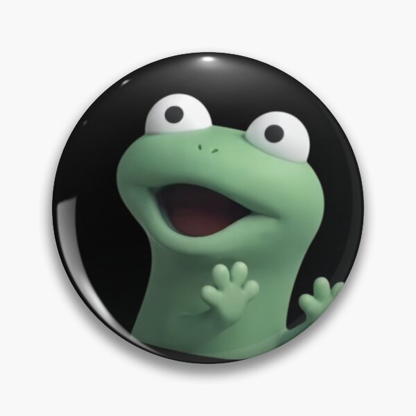 Item preview, Cute Green Lizard Cartoon Character – Funny Kawaii Meme Aesthetic Art designed and sold by Dyan4.