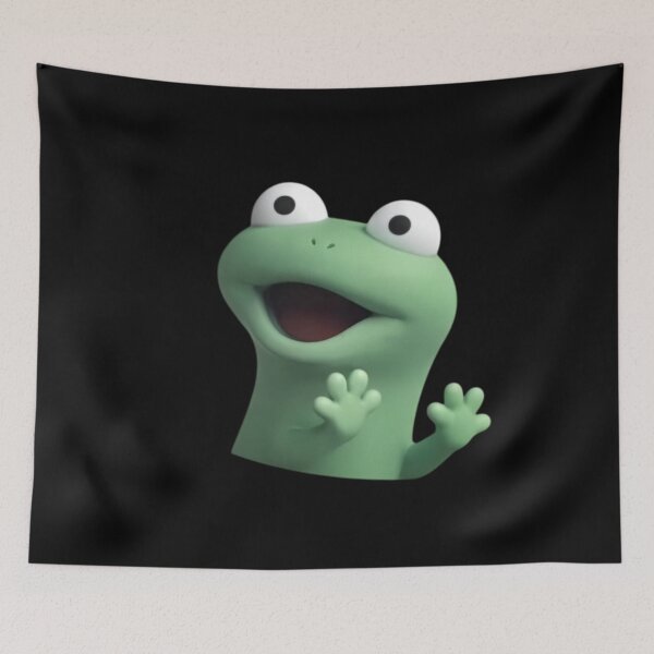 Item preview, Cute Green Lizard Cartoon Character – Funny Kawaii Meme Aesthetic Art designed and sold by Dyan4.