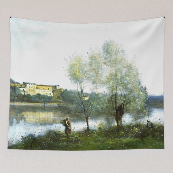 Item preview, Quiet Reflection - Ville d’Avray by Camille Corot (c.1867) designed and sold by The Quiet  Form.