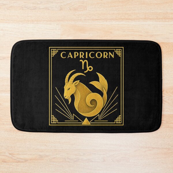 Item preview, Art deco style CAPRICORN zodiac sign t-shirt designed and sold by CMYKStudio.