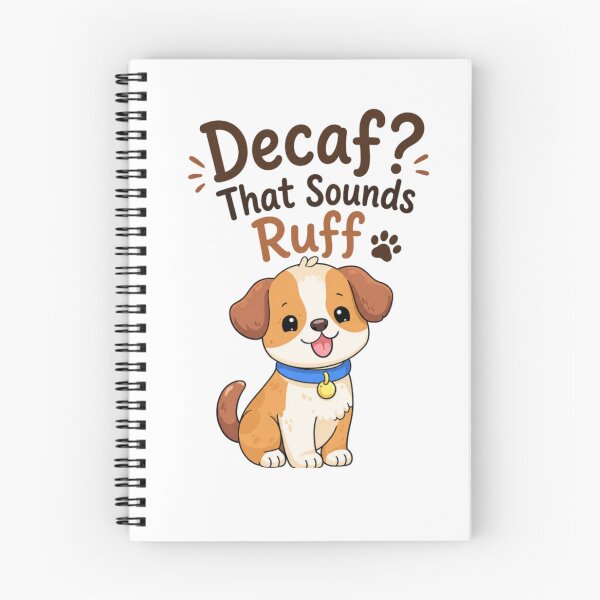 Item preview, Decaf? That Sounds Ruff Cute Coffee Dog designed and sold by jyotsanafinds.