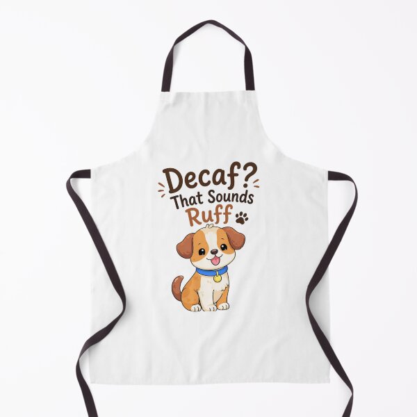 Item preview, Decaf? That Sounds Ruff Cute Coffee Dog designed and sold by jyotsanafinds.