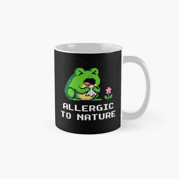 Item preview, Spring Allergies - Funny Sad Frog with Tissue Pixel Art designed and sold by artistastshirt.