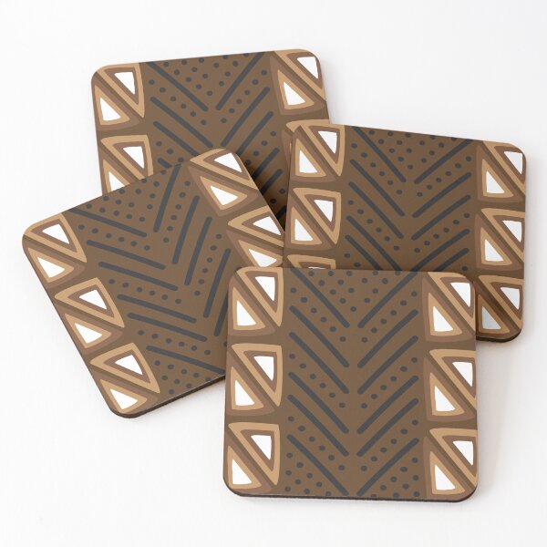Item preview, Traditional Bogolan Pattern from Mali designed and sold by Wolagno.