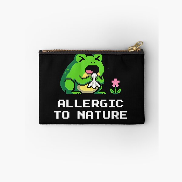 Item preview, Spring Allergies - Funny Sad Frog with Tissue Pixel Art designed and sold by artistastshirt.