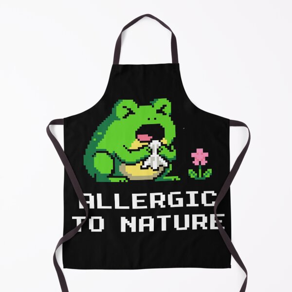 Item preview, Spring Allergies - Funny Sad Frog with Tissue Pixel Art designed and sold by artistastshirt.
