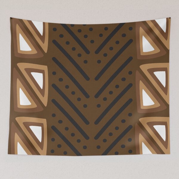 Item preview, Traditional Bogolan Pattern from Mali designed and sold by Wolagno.