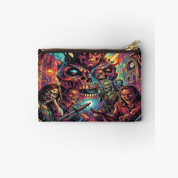 Item preview, Neon horror pop art vision in the Andy Warhol style with dark creatures and urban energy designed and sold by FotoworldEdel.