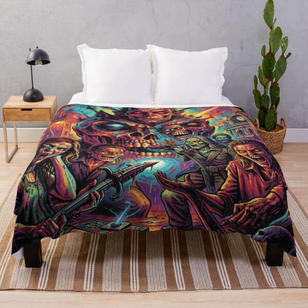 Item preview, Neon horror pop art vision in the Andy Warhol style with dark creatures and urban energy designed and sold by FotoworldEdel.