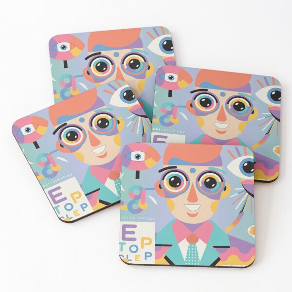 Item preview,  Cartoon Abstract Ophthalmology Man ,brafdesign  designed and sold by Brafdesign.