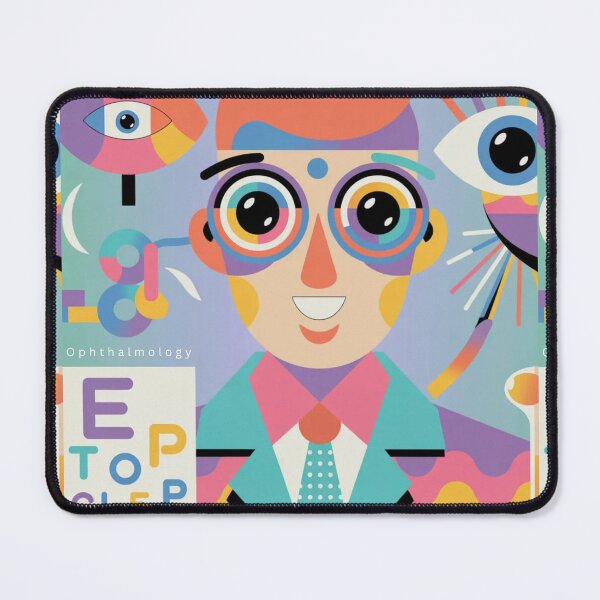 Item preview,  Cartoon Abstract Ophthalmology Man ,brafdesign  designed and sold by Brafdesign.