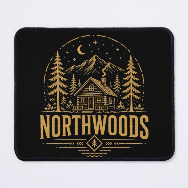 Item preview, Northwoods Cabin Outdoor Vintage Nature Design designed and sold by LoppiPrintShop.