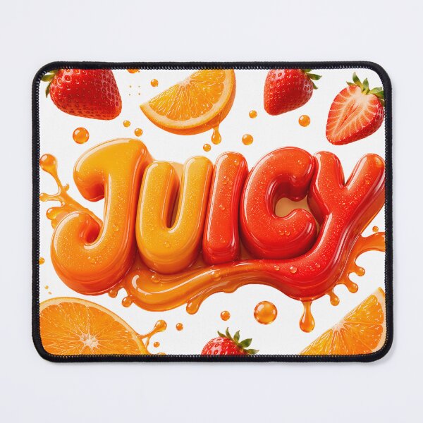 Item preview, Juicy Fruit Typography Minimal Poster | Playful Floating Fruit Design designed and sold by Studio Atharv.