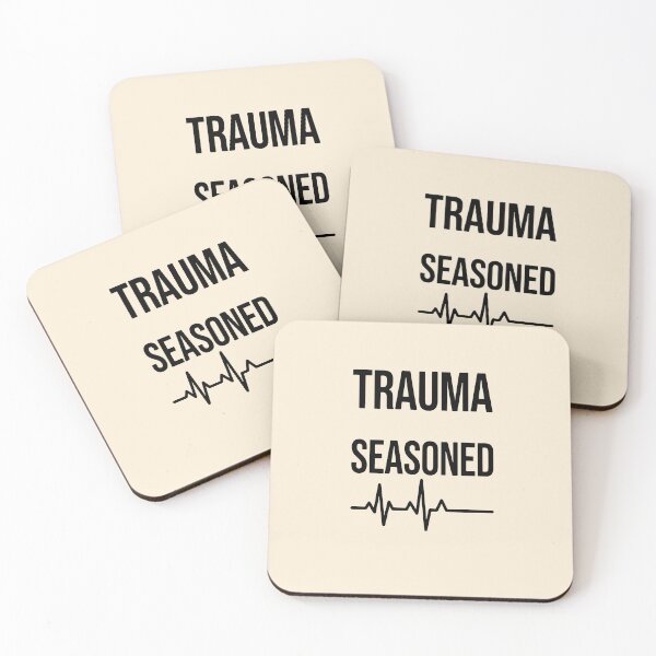 Item preview, Trauma Junkie ER Nurse Professional Sticker Design designed and sold by Dantin.