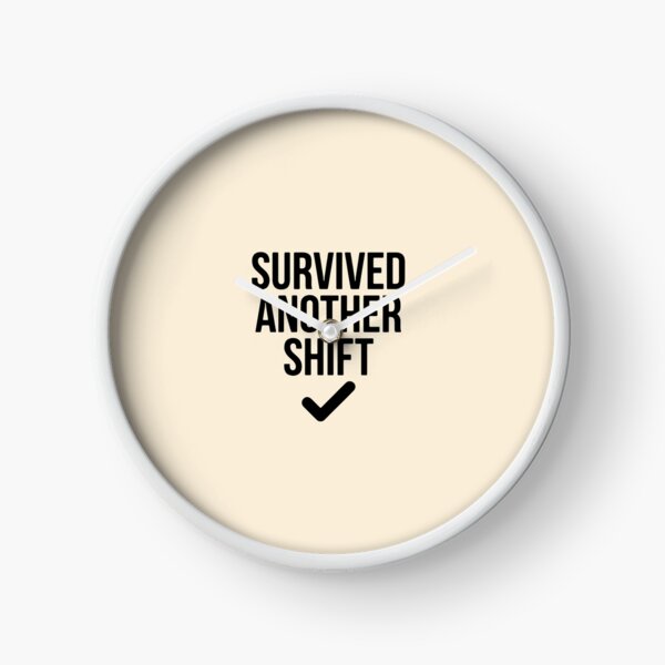 Item preview, Shift Survivor Funny Nurse Hospital Apparel Gift Design designed and sold by Dantin.