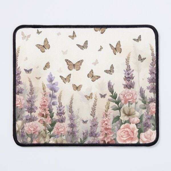 Item preview, Butterfly Meadow Dreamy Floral Nature  designed and sold by Pink-Blossoms.