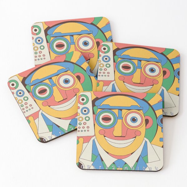 Item preview, Cartoon Abstract smile Ophthalmology Man ,brafdesign  designed and sold by Brafdesign.