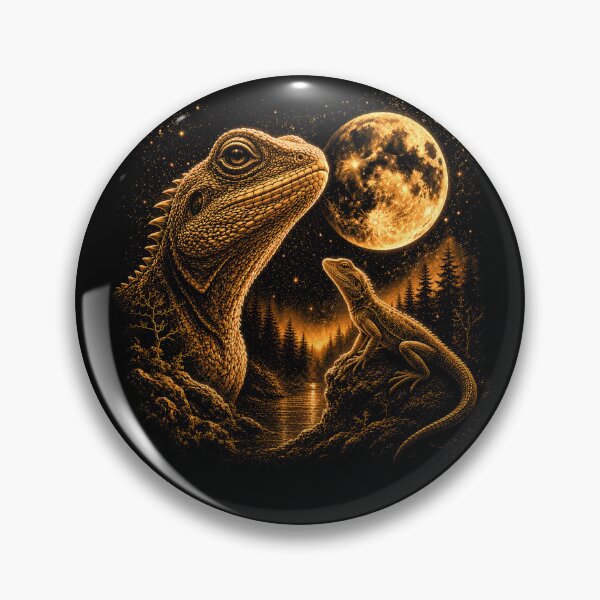 Item preview, Lizard Howling To The Moon Vintage 90s Graphic designed and sold by will freed18.