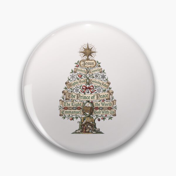 Item preview, Jesus Titles Christmas Tree designed and sold by YvonneCustoms.