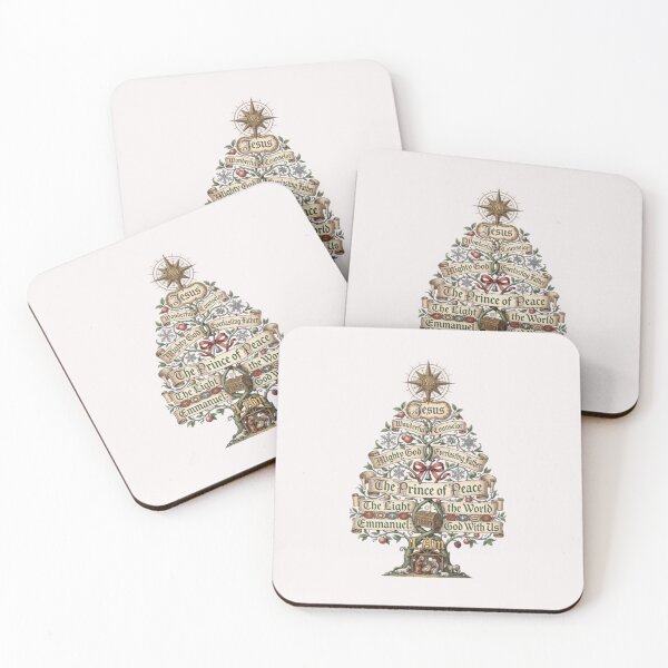 Item preview, Jesus Titles Christmas Tree designed and sold by YvonneCustoms.