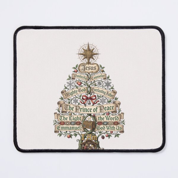 Item preview, Jesus Titles Christmas Tree designed and sold by YvonneCustoms.