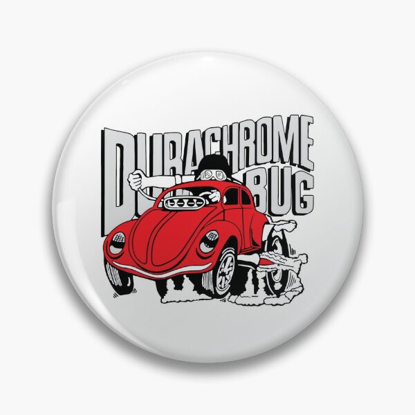 Item preview, Late 1960s-early 1970s Durachrome V8 Bug Funny Car - gray print designed and sold by retropetrol.