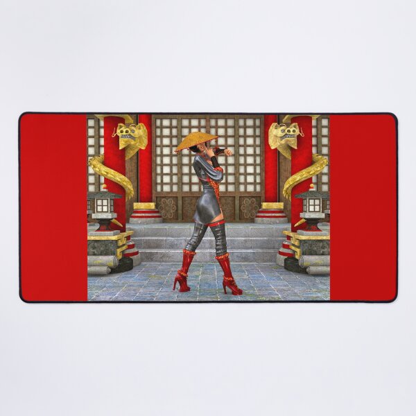 Item preview, Asian Warrior Maiden Fantasy Anime Style Art designed and sold by Vac1.