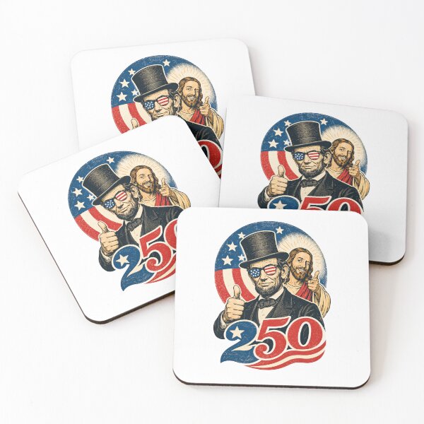 Item preview, Funny America 250th Birthday Abraham Lincoln Christian Patriotic Gift designed and sold by 519xdesign.