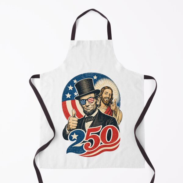 Item preview, Funny America 250th Birthday Abraham Lincoln Christian Patriotic Gift designed and sold by 519xdesign.
