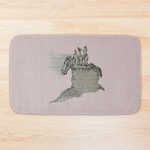 Item preview, Horse Riders — Fantasy Ink Sketch Art Print designed and sold by thegindielady.