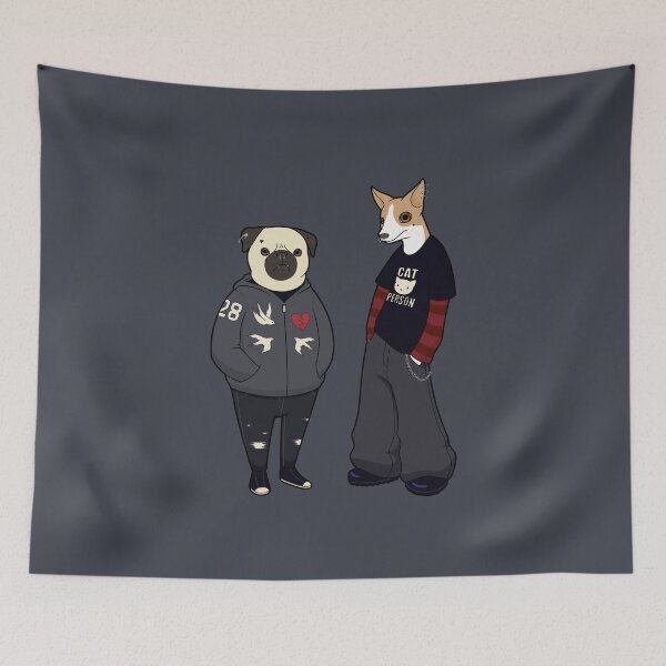 Item preview, Emo dogs designed and sold by selkaycik.