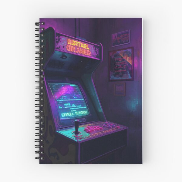 Item preview, Retro Arcade Machine Gaming Pop Art Design designed and sold by Pink-Blossoms.