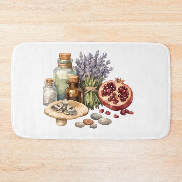Item preview, Botanist’s Dark Alchemy: Vintage Watercolor Moth & Herbarium Art designed and sold by CosyCush.