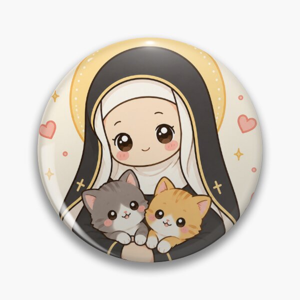 Item preview, St. Gertrude is the patron saint of seals designed and sold by Adamova.
