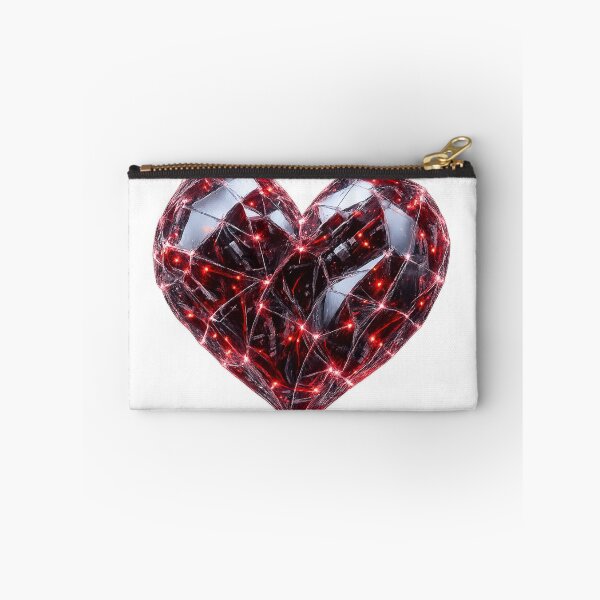 Item preview, Frozen Glass Heart – Cyberpunk Ice Streetwear Graphic Tee designed and sold by MoodMinistry.